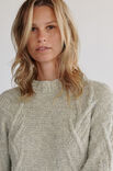Lana Grossa PULLOVER Natural Alpaca Pelo - Strikkeopskrift (SE)