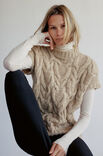 Lana Grossa SLIPOVER Natural Alpaca Pelo