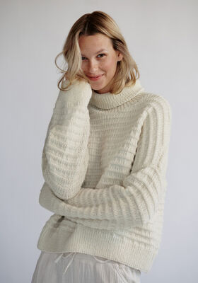 PULLOVER Alta Moda Alpaca - Strikkeopskrift (SE) fra Lana Grossa
