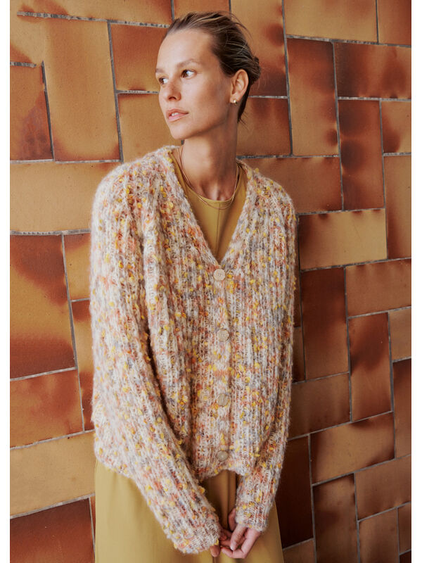 Lana Grossa CARDIGAN Lala Berlin Brushy - Strikkeopskrift (SE)