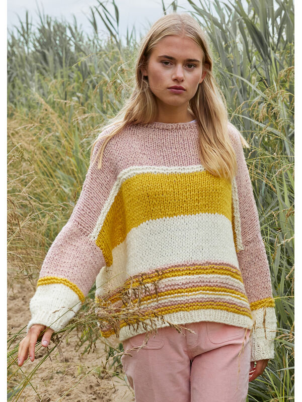 Lana Grossa PULLOVER Lala Berlin Lovely Cotton - Strikkeopskrift (SE)