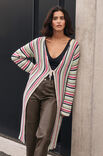Lana Grossa HÆKLETLANG CARDIGAN Elastico - Hækleopskrift (SE)