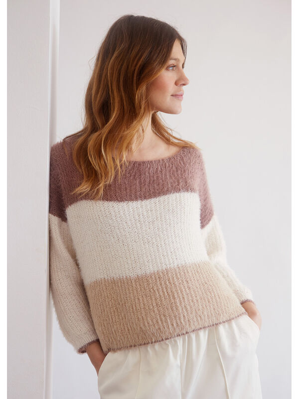 Lana Grossa PULLOVER Per Fortuna - Strikkeopskrift (SE)