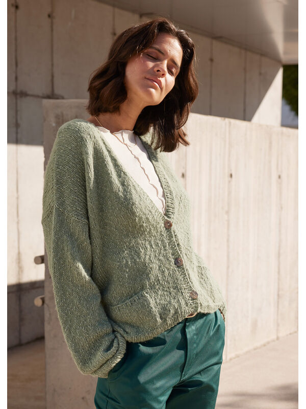 Lana Grossa CARDIGAN Fantasia - Strikkeopskrift (SE)