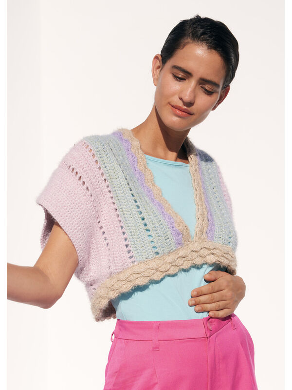 Lana Grossa TOP Cotton Wool & Per Fortuna - Hækleopskrift (SE)