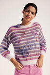 Lana Grossa PULLOVER Silkhair & Silkhair Print - Strikkeopskrift (SE)