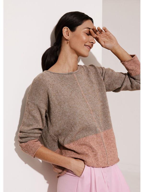 Lana Grossa PULLOVER Diversa - Strikkeopskrift (SE)
