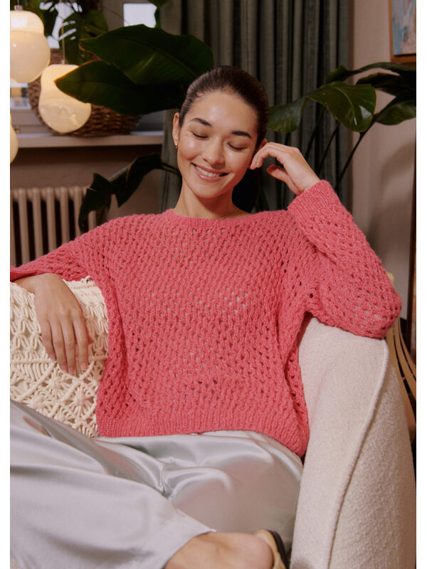 Lana Grossa PULLOVER Fantasia - Strikkeopskrift (SE)