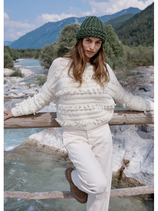 Lana Grossa PULLOVER Cool Merino Big - Strikkeopskrift (SE)
