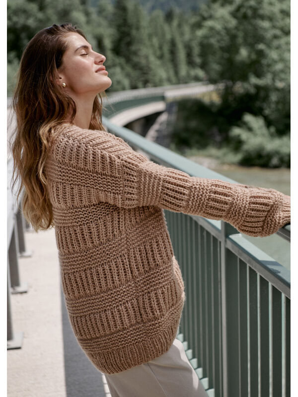 Lana Grossa JAKKE Lala Berlin Lovely Cotton - Strikkeopskrift (SE)