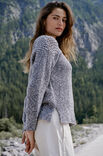 Lana Grossa PULLOVER Cool Merino Print - Strikkeopskrift (SE)