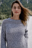 Lana Grossa PULLOVER Cool Merino Print - Strikkeopskrift (SE)