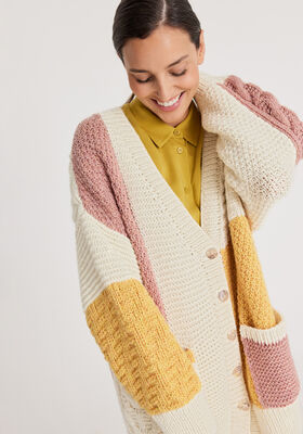 JAKKE Cool Merino Big - Strikkeopskrift (SE) fra Lana Grossa