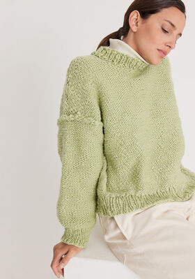 PULLOVER Lala Berlin Flamy - Strikkeopskrift (SE) fra Lana Grossa