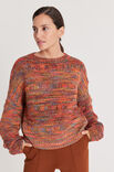 Lana Grossa PULLOVER Cool Merino Big Color - Strikkeopskrift (SE)