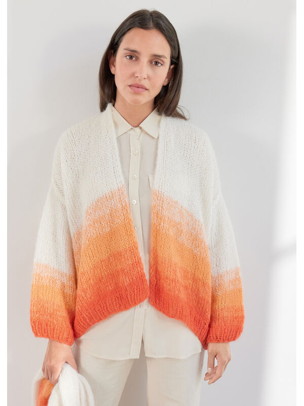 Lana Grossa CARDIGAN Setasuri - Strikkeopskrift (SE)
