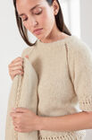 Lana Grossa PULLOVER Natural Alpaca Pelo - Strikkeopskrift (SE)