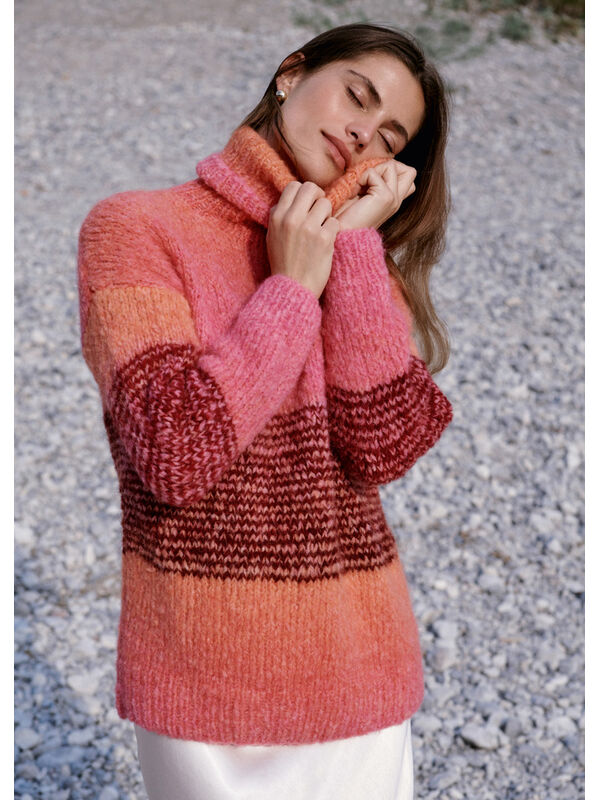 Lana Grossa PULLOVER Avio - Strikkeopskrift (SE)