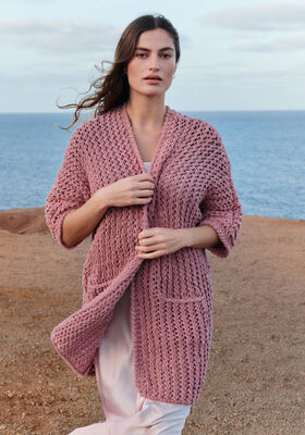 CARDIGAN The Look - Strikkeopskrift (SE) fra Lana Grossa