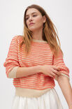 Lana Grossa TOPDOWN PULLOVER Promessa & Landlust Sommerseide - Strikkeopskrift (SE)