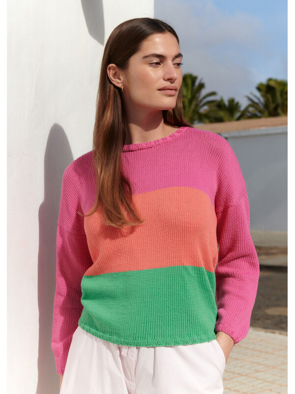 Lana Grossa PULLOVER Promessa - Strikkeopskrift (SE)