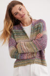 Lana Grossa CARDIGAN Mosaico - Strikkeopskrift (SE)