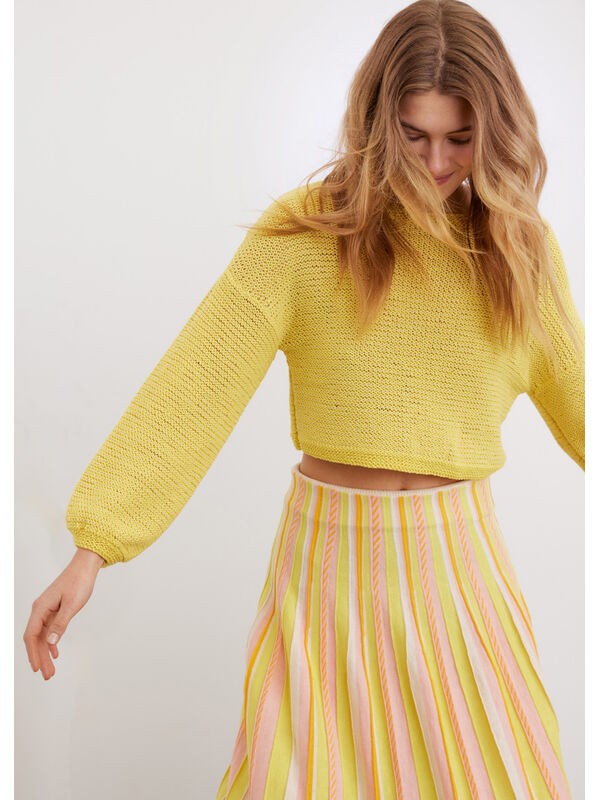 Lana Grossa PULLOVER Promessa & Setapura - Strikkeopskrift (SE)