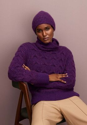 PULLOVER Silkhair & Ecopuno - Strikkeopskrift (SE) fra Lana Grossa
