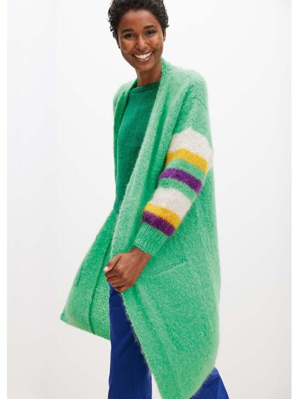 Lana Grossa CARDIGAN Mohair Moda - Strikkeopskrift (SE)
