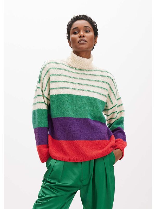 Lana Grossa PULLOVER Ecopuno - Strikkeopskrift (SE)