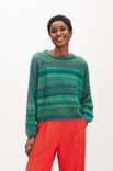 Lana Grossa PULLOVER Colorissimo & Silkhair - Strikkeopskrift (SE)