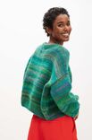 Lana Grossa PULLOVER Colorissimo & Silkhair - Strikkeopskrift (SE)