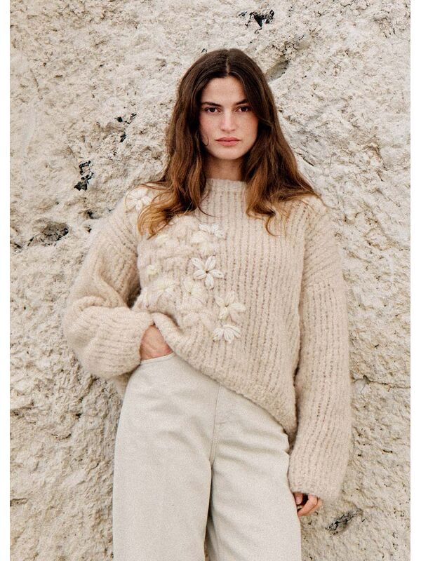 Lana Grossa PULLOVER Royal Alpaca & Twinny - Strikkeopskrift (SE)