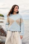Lana Grossa PULLOVER Royal Alpaca & Brigitte No. 2 - Strikkeopskrift (SE)