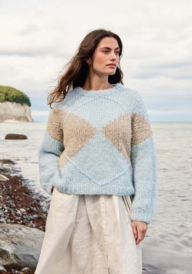 PULLOVER Royal Alpaca & Brigitte No. 2 - Strikkeopskrift (SE) fra Lana Grossa