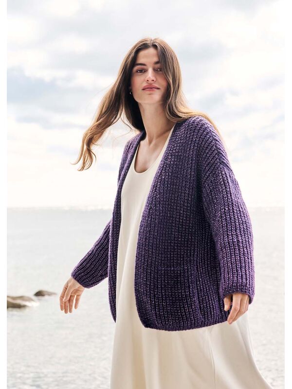 Lana Grossa CARDIGAN Lucida - Strikkeopskrift (SE)