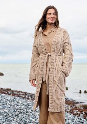 FRAKKE Lala Berlin Lovely Cotton - Strikkeopskrift (SE) fra Lana Grossa