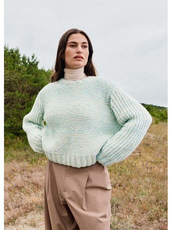 Lana Grossa PULLOVER Twinny - Strikkeopskrift (SE)