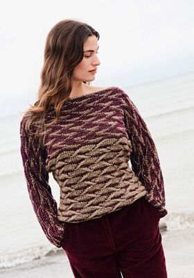 PULLOVER Lucida - Strikkeopskrift (SE) fra Lana Grossa