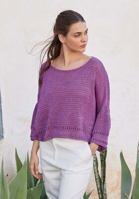 PULLOVER Cotton Silk - Strikkeopskrift (NO) fra Lana Grossa