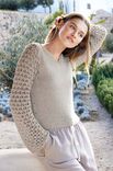 Lana Grossa PULLOVER Cotton Silk - Strikkeopskrift (NO)