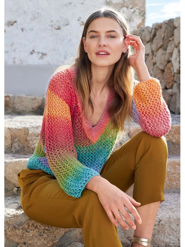 Lana Grossa PULLOVER Cotonella - Strikkeopskrift (NO)