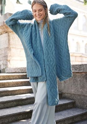 CARDIGAN Nebbia fra Lana Grossa