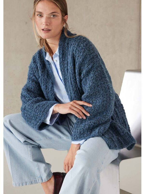Lana Grossa HÆKLET CARDIGAN Alpaca Air II