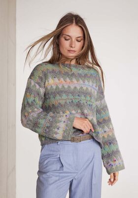 PULLOVER Brigitte No. 2 & Cassata fra Lana Grossa