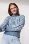 Lana Grossa HÆKLET PULLOVER Mohair di Gio & Lucida
