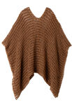 Lana Grossa HÆKLET PONCHO Natural Superkid Tweed