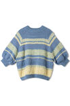 Lana Grossa TOP-DOWN PULLOVER Frizzante, Summer Softness & Glamour