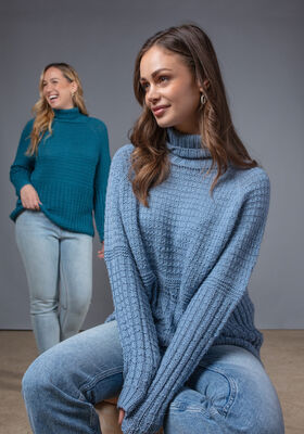 TOPDOWN  PULLOVER Merino Uno fra FILATI Studio