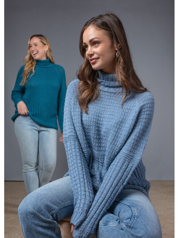 FILATI Studio TOPDOWN PULLOVER Merino Uno